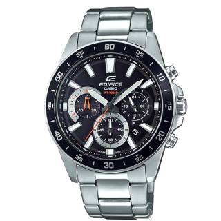 ΡΟΛΟΙ  CASIO EFV-570D-1AVUEF CASIO Edifice Chronograph Silver Stainless Steel Bracelet