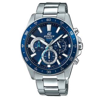 ΡΟΛΟΙ  CASIO EFV-570D-2AVUEF CASIO Edifice Chronograph Silver Stainless Steel Bracelet