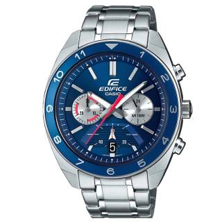 ΡΟΛΟΙ CASIO  EFV-590D-2AVUEF CASIO Edifice Chronograph Silver Stainless Steel Bracelet