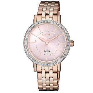 ΡΟΛΟΙ CITIZEN  EL3043-81X CITIZEN Classic Swarovski Rose Gold Stainless Steel Bracelet