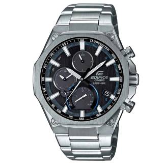 ΡΟΛΟΙ CASIO EQB-1100D-1AER CASIO Edifice Solar Smartwatch Silver Stainless Steel Bracelet