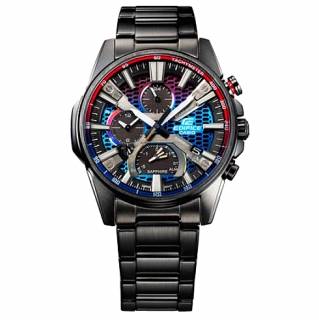 ΡΟΛΟΙ  CASIO EQB-1200HG-1AER CASIO Edifice  Bluetooth Chronograph Black Stainless Steel BraceletBracelet