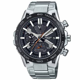 ΡΟΛΟΙ CASIO  EQB-2000DB-1AER CASIO Edifice Sospensione Solar Bluetooth  Silver Stainless Steel Bracelet