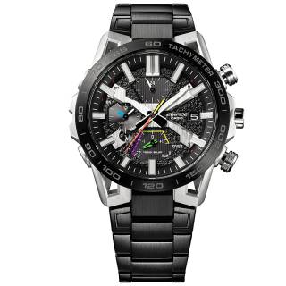 ΡΟΛΟΙ CASIO  EQB-2000DC-1AER CASIO Edifice Sospensione Solar Bluetooth  Black Stainless Steel Bracelet