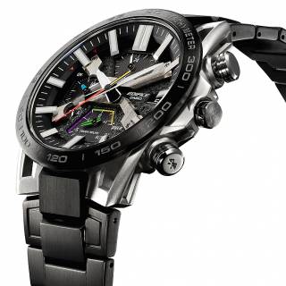 ΡΟΛΟΙ CASIO  EQB-2000DC-1AER CASIO Edifice Sospensione Solar Bluetooth  Black Stainless Steel Bracelet