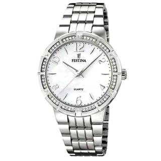 ΡΟΛΟΙ  FESTINA   F16703/1 FESTINA Crystals Ladies Stainless Steel Bracelet