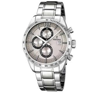 ΡΟΛΟΙ FESTINA F16759/2 FESTINA Chrono Stainless Steel Bracelet