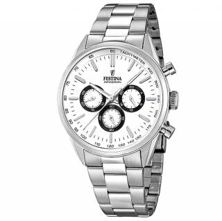 ΡΟΛΟΙ FESTINA  F16820/Q FESTINA Chronograph Silver Stainless Steel Bracelet