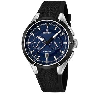 ΡΟΛΟΙ FESTINA  F16830/1 FESTINA Multifunction Mens Black Rubber Strap