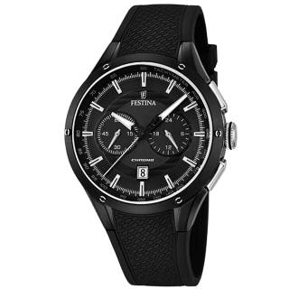 ΡΟΛΟΙ FESTINA F16832/1 FESTINA Multifunction Mens Black Rubber Strap