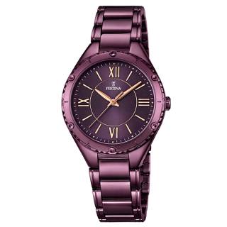 ΡΟΛΟΙ FESTINA F16924/2 FESTINA Purple Stainless Steel Bracelet