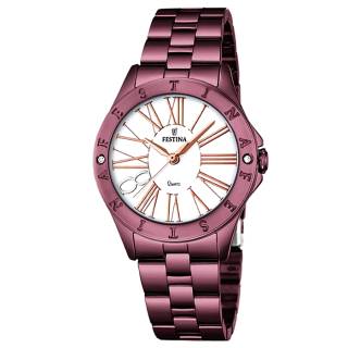 ΡΟΛΟΙ FESTINA F16928/1 FESTINA Purple Stainless Steel Bracelet