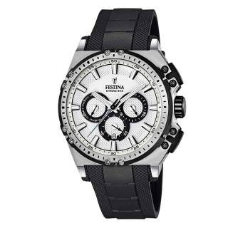 ΡΟΛΟΙ FESTINA  F16970/1 FESTINA Chronograph Black Rubber Strap