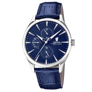 ΡΟΛΟΙ FESTINA  F16992/2 FESTINA Blue Leather Bracelet