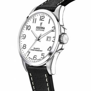 ΡΟΛΟΙ FESTINA  F20025/1 FESTINA Black Leather Strap