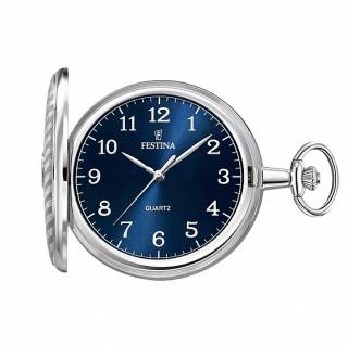 ΡΟΛΟΙ ΤΣΕΠΗΣ F2021/2 FESTINA Silver Stainless Steel Pocket Watch