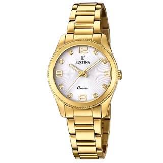 ΡΟΛΟΙ  FESTINA  F20210/1 FESTINA Boyfriend Crystals Gold Stainless Steel Bracelet