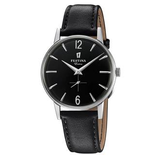 ΡΟΛΟΙ FESTINA F20248/4 FESTINA Extra Black Leather Strap