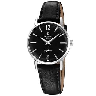 ΡΟΛΟΙ FESTINA F20254/4 FESTINA Extra Black Leather Strap