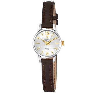 ΡΟΛΟΙ FESTINA F20260/2 FESTINA Extra Brown Leather Strap