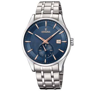 ΡΟΛΟΙ FESTINA F20276/2 FESTINA Retro Silver Stainless Steel Bracelet