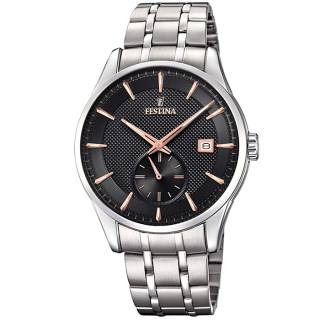 ΡΟΛΟΙ FESTINA F20276/4 FESTINA Retro Silver Stainless Steel Bracelet