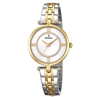 ΡΟΛΟΙ FESTINA F20316/1 FESTINA Mademoiselle Two Tone Stainless Steel Bracelet