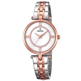 ΡΟΛΟΙ FESTINA F20316/2 FESTINA Mademoiselle Two Tone Stainless Steel Bracelet