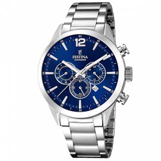 ΡΟΛΟΙ FESTINA  F20343/7 FESTINA Chronograph Silver Stainless Steel Bracelet