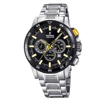 ΡΟΛΟΙ FESTINA  F20353/5B FESTINA Chronograph Stainless Steel Bracelet