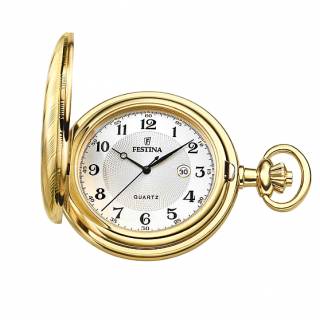 ΡΟΛΟΙ ΤΣΕΠΗΣ F2036/1 FESTINA Gold Stainless Steel Pocket Watch