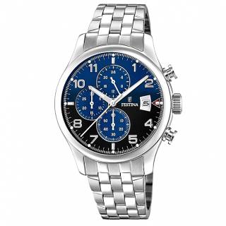 ΡΟΛΟΙ FESTINA  F20374/8 FESTINA Chronograph Silver Stainless Steel Bracelet