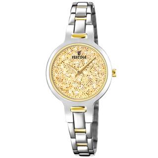 ΡΟΛΟΙ FESTINA F20380/2 FESTINA Ladies Two Tone Stainless Steel Bracelet