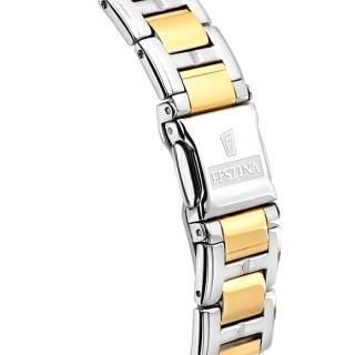 ΡΟΛΟΙ FESTINA F20402/1 FESTINA Boyfriend Chronograph Crystals Two Tone Stainless Steel Bracelet