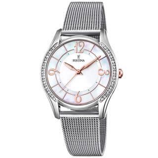 ΡΟΛΟΙ FESTINA F20420/1 FESTINA Mademoiselle Crystals Silver Stainless Steel Bracelet