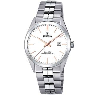 ΡΟΛΟΙ FESTINA  F20437/A FESTINA Classic Silver Stainless Steel Bracelet