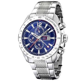 ΡΟΛΟΙ FESTINA F20439/2 FESTINA Gents Chronograph Silver Stainless Steel Bracelet