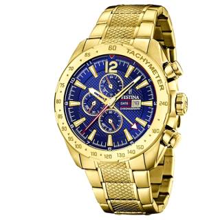 ΡΟΛΟΙ FESTINA F20441/2 FESTINA Gents Chronograph Gold Stainless Steel Bracelet