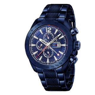 ΡΟΛΟΙ FESTINA  F20442/1 FESTINA Men's Chronograph Blue Stainless Steel