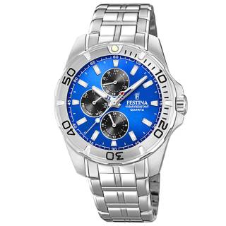 ΡΟΛΟΙ FESTINA  F20445/4 FESTINA Multifunction Silver Stainless Steel Bracelet