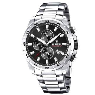 ΡΟΛΟΙ FESTINA   F20463/4 FESTINA Chronograph Silver Stainless Steel Bracelet