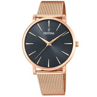 ΡΟΛΟΙ FESTINA  F20477/2 FESTINA Boyfriend Rose Gold Stainless Steel Bracelet