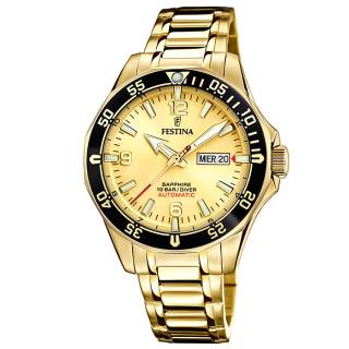 ΡΟΛΟΙ FESTINA F20479/1 FESTINA Automatic Gold Stainless Steel Bracelet