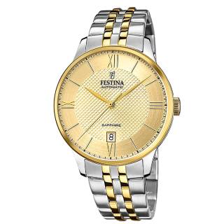 ΡΟΛΟΙ FESTINA F20483/1 FESTINA Automatic Two Tone Stainless Steel Bracelet