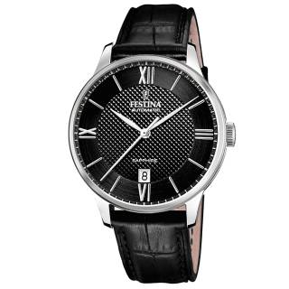 ΡΟΛΟΙ FESTINA F20484/4 FESTINA Automatic  Black Leather Strap