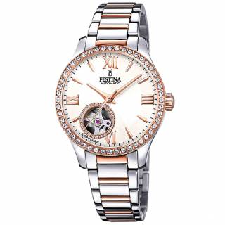 ΡΟΛΟΙ FESTINA  F20487/1 FESTINA Crystals Automatic Two Tone Stainless Steel Bracelet