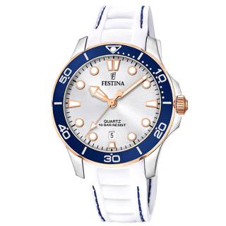 ΡΟΛΟΙ FESTINA F20502/1 FESTINA Boyfriend White Rubber Strap