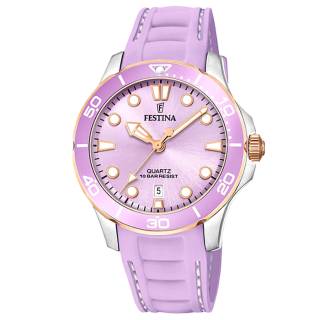 ΡΟΛΟΙ FESTINA F20502/3 FESTINA Boyfriend Pink Rubber Strap