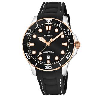 ΡΟΛΟΙ FESTINA F20502/6 FESTINA Boyfriend Black Rubber Strap