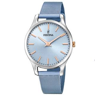 ΡΟΛΟΙ FESTINA F20506/2 FESTINA Boyfriend Light Blue Stainless Steel Bracelet